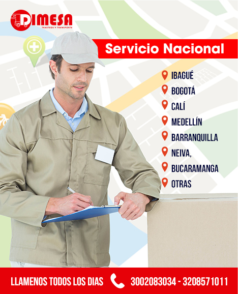TRASTEO Y TRANSPORTE IBAGUE COLOMBIA